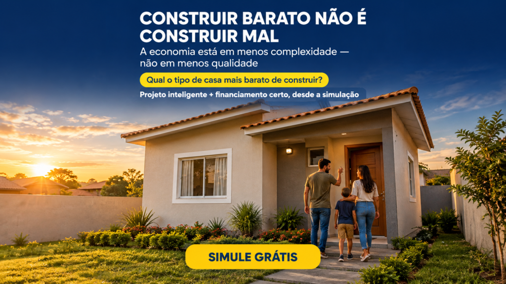 Casas de baixo custo para construir