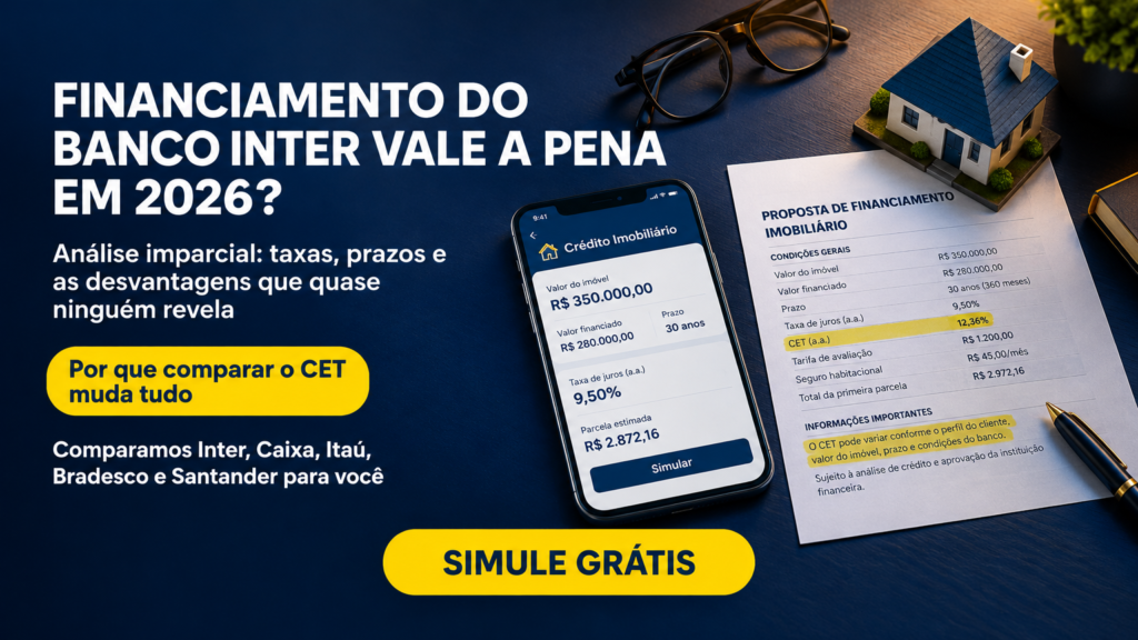 financiamento de imóvel do banco inter é bom