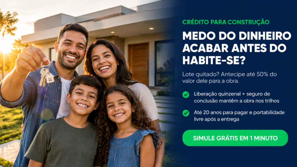financiamento para construção de casa